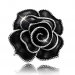  Брошка Черная роза