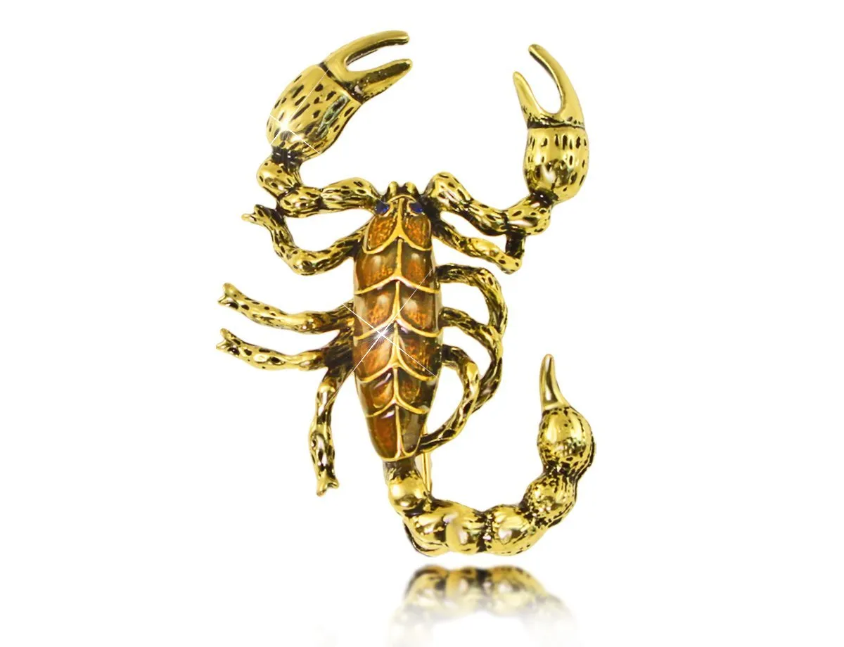 Скорпион украшение из золота