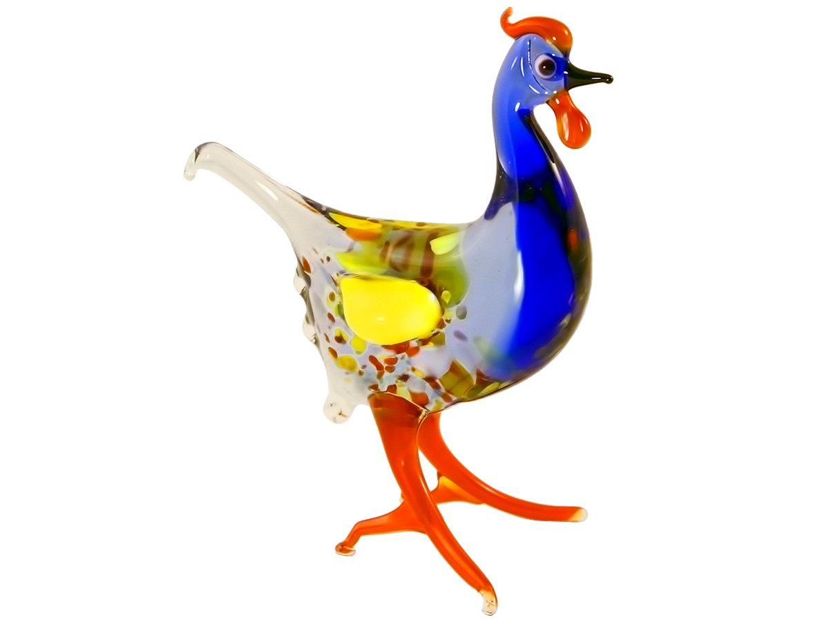 Курица фигурка стеклянная  -  купить в интернет-магазине Белый Барс - фото