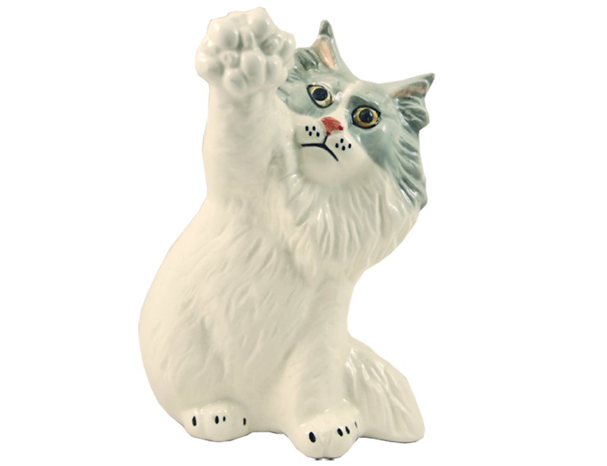 Сувенир машущая кошка Мейн Кун -  купить в интернет-магазине Белый Барс - фото