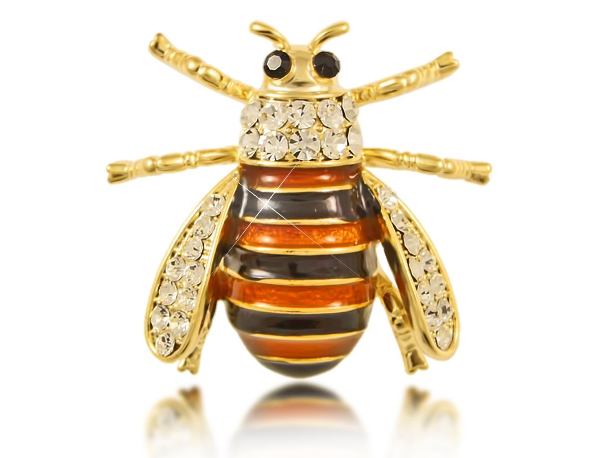 Брошь пчелка -  купить в интернет-магазине Белый Барс - фото
