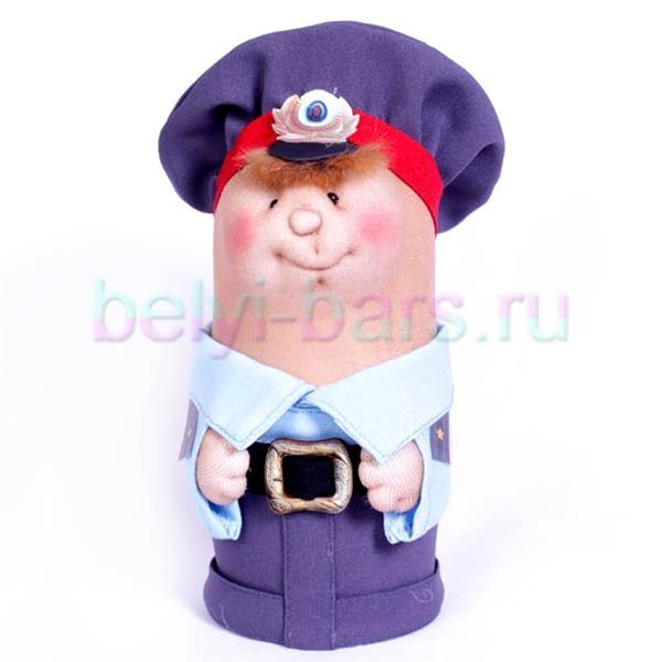Кукла Полицейский ручная работа -  купить в интернет-магазине Белый Барс - фото