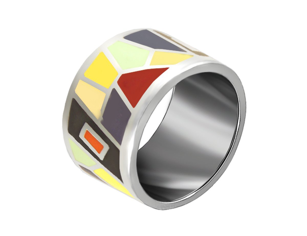 Украшение эмаль кольцо  -  купить в интернет-магазине Белый Барс - фото
