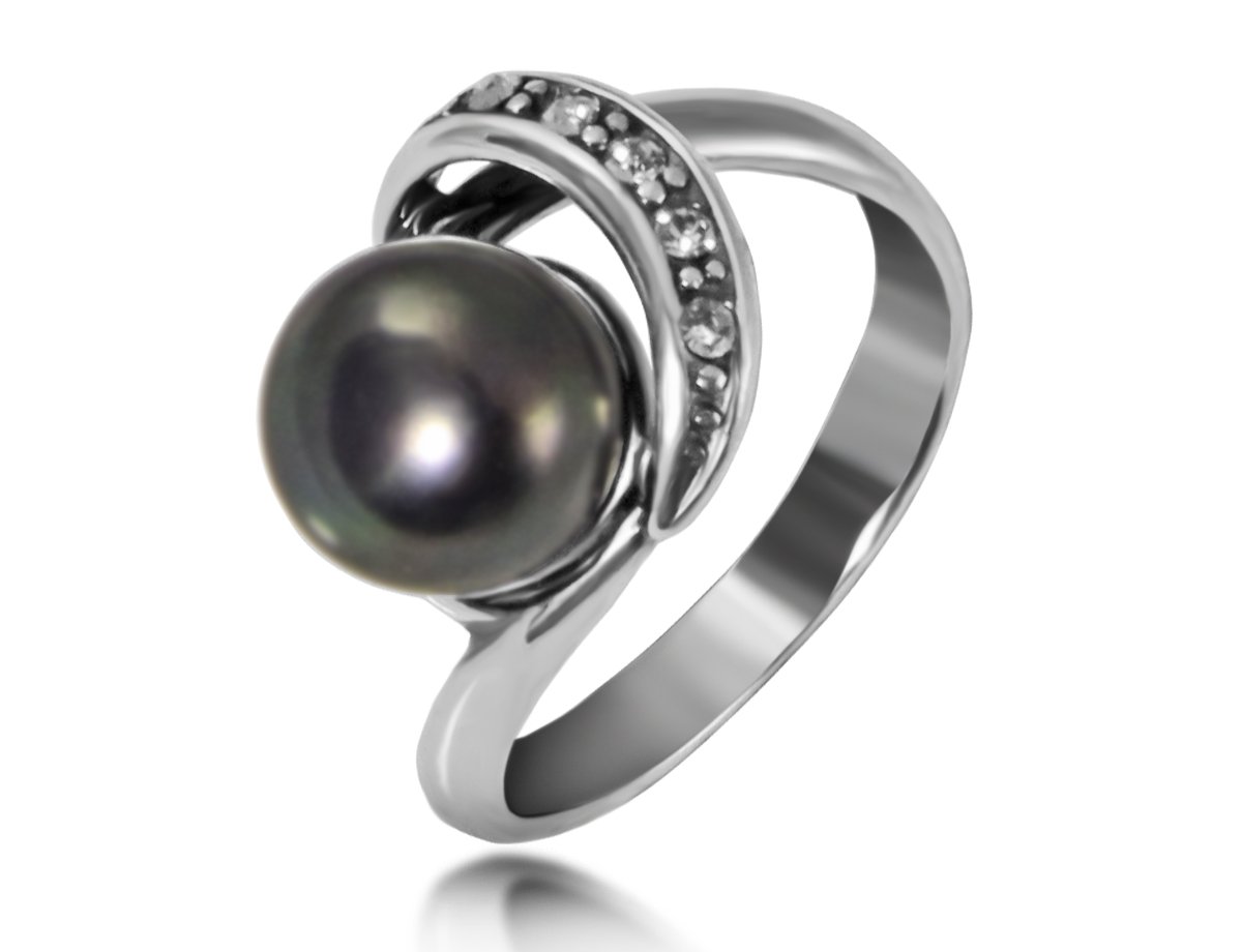 Кольцо с жемчугом Сhic -  купить в интернет-магазине Белый Барс - фото