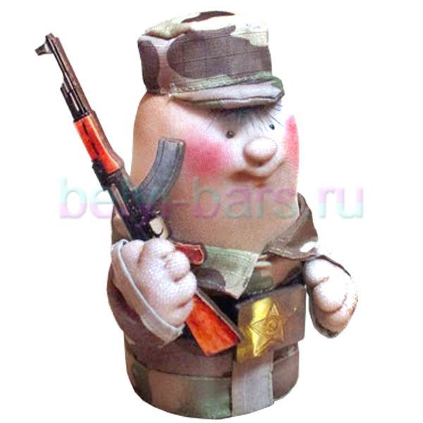 Кукла Солдат капроновая -  купить в интернет-магазине Белый Барс - фото