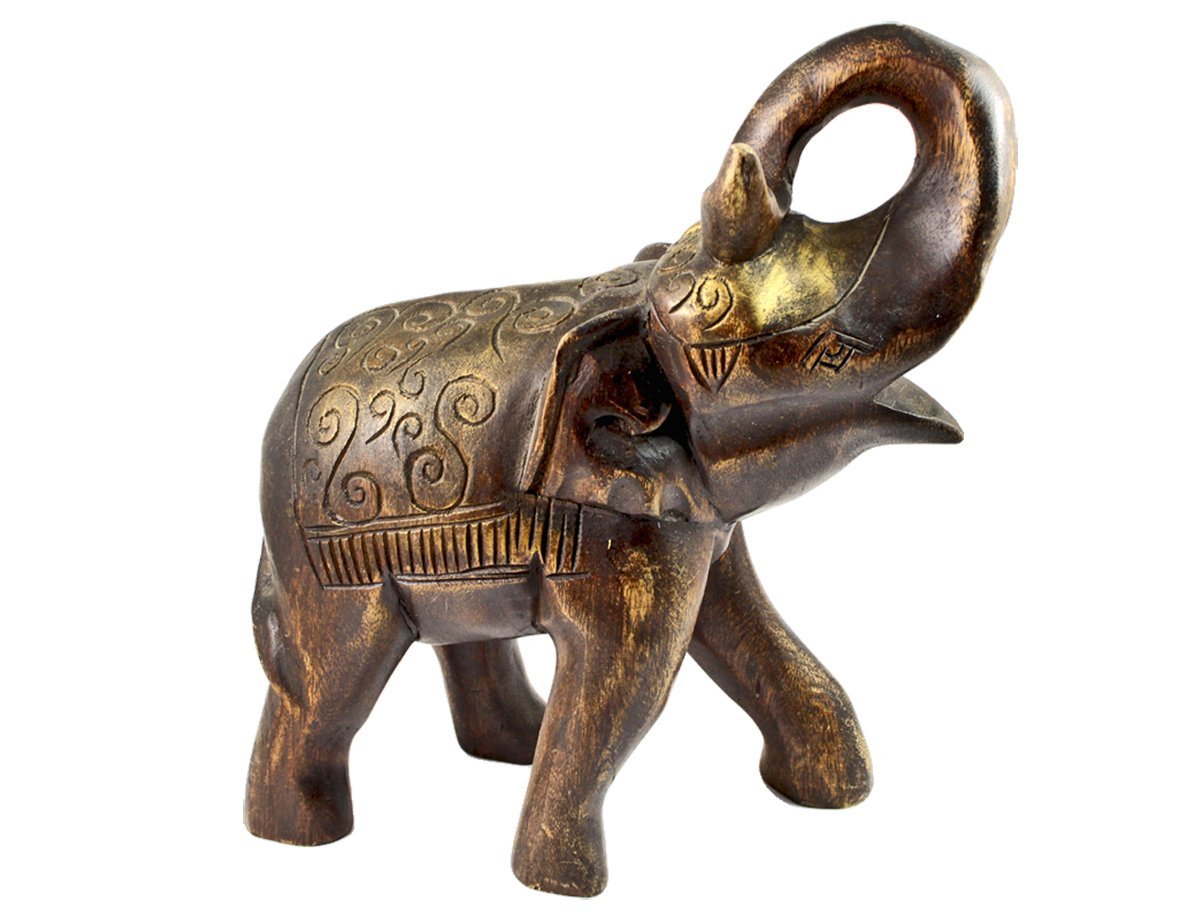 Фигурка слон из дерева -  купить в интернет-магазине Белый Барс - фото