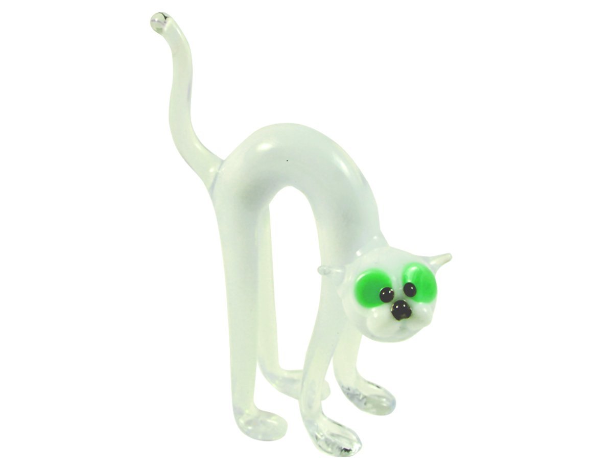 Статуэтка из стекла Кошка -  купить в интернет-магазине Белый Барс - фото
