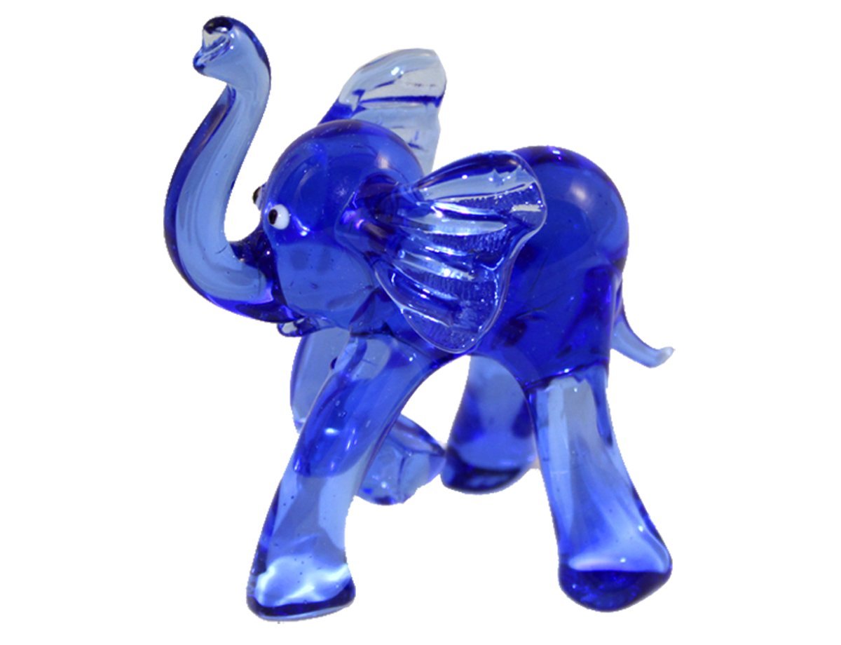 Фигурка слона из стекла -  купить в интернет-магазине Белый Барс - фото