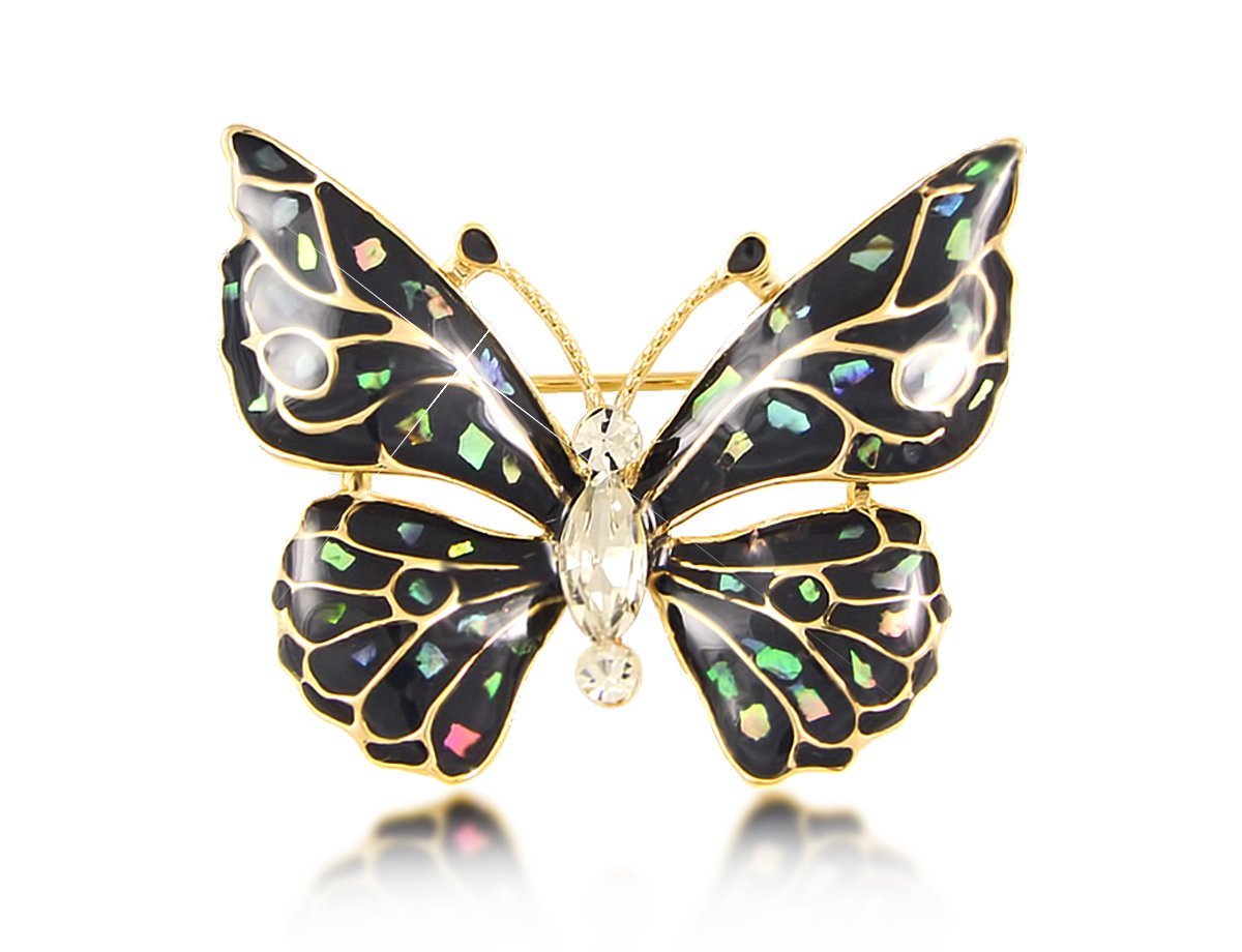 Брошь бабочка эмаль -  купить в интернет-магазине Белый Барс - фото