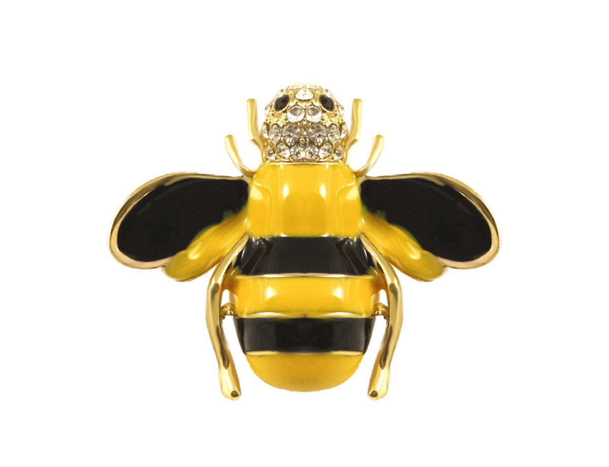 Брошь Пчела эмаль -  купить в интернет-магазине Белый Барс - фото