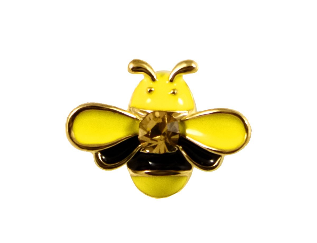 Брошь Пчелка мини -  купить в интернет-магазине Белый Барс - фото