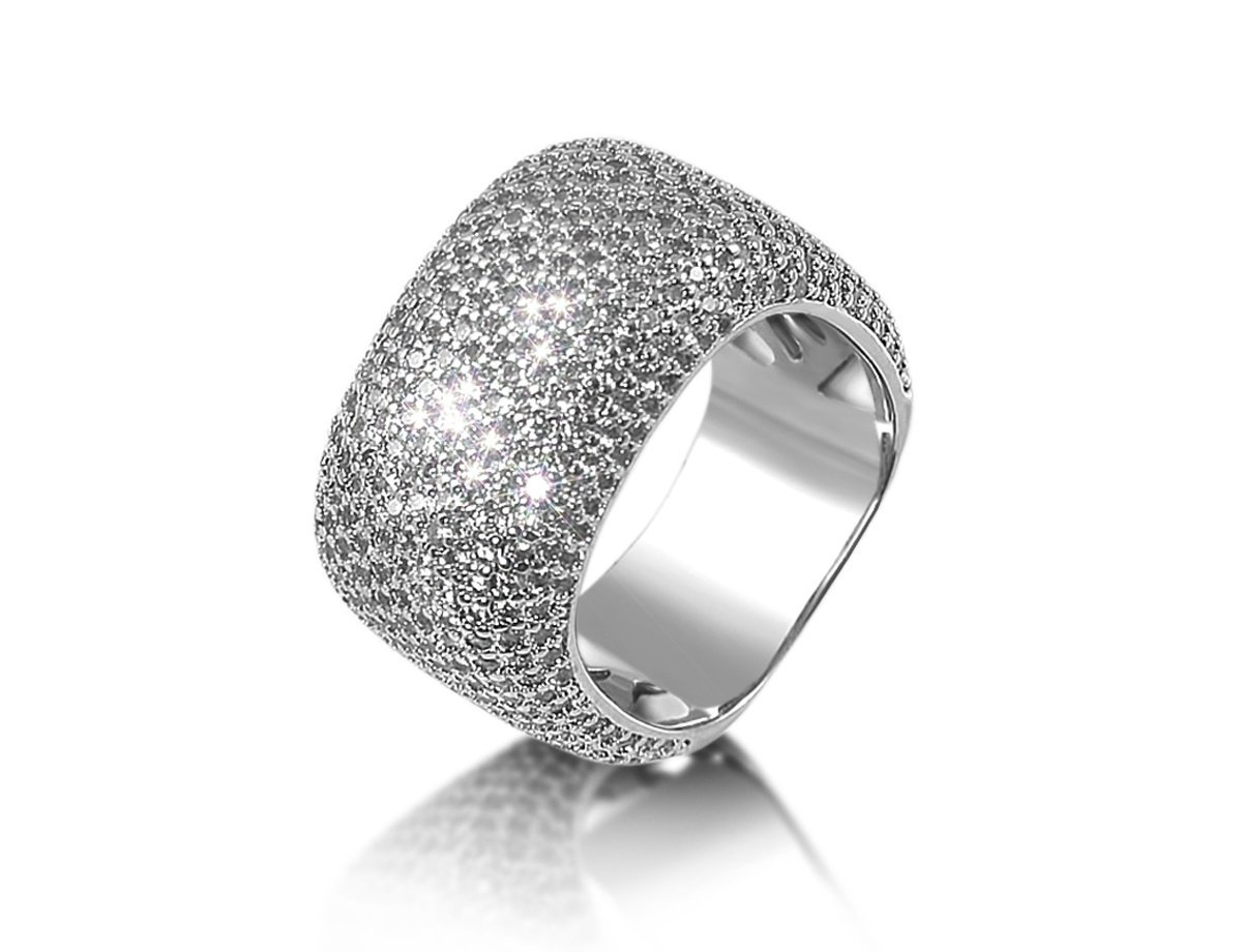 Кольцо с кристаллами BeautyKristall -  купить в интернет-магазине Белый Барс - фото