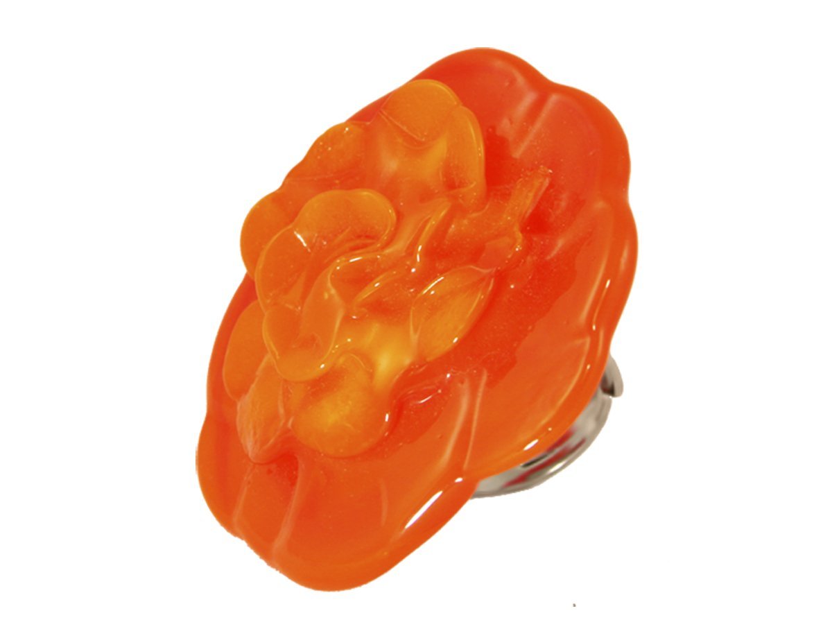 Оранжевое кольцо Murano -  купить в интернет-магазине Белый Барс - фото