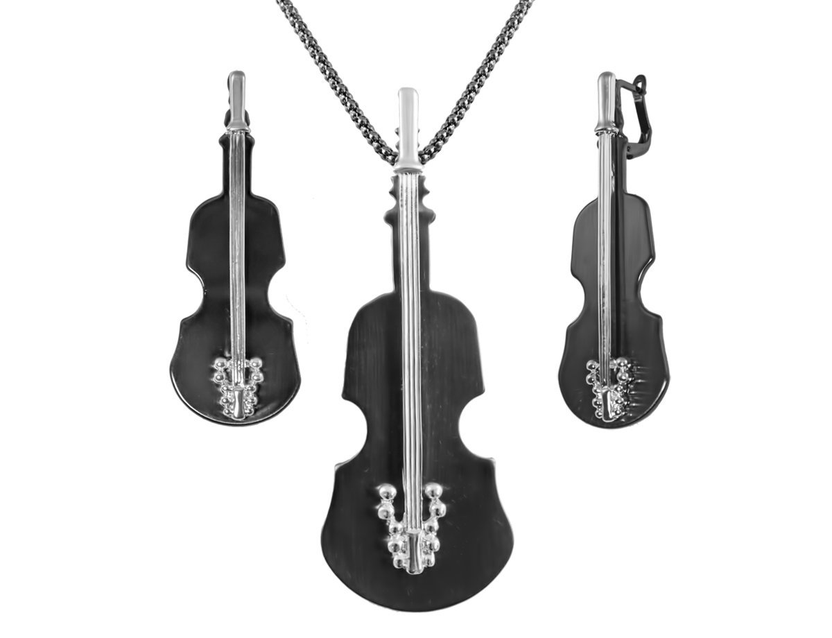 Комплект скрипка Black style -  купить в интернет-магазине Белый Барс - фото