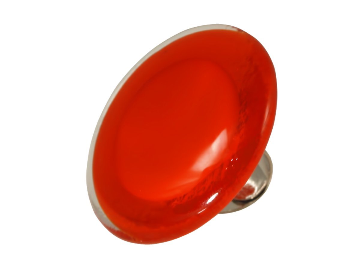 Кольцо красное стекло Murano -  купить в интернет-магазине Белый Барс - фото