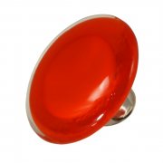 Кольцо красное стекло Murano