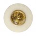Кольцо Белое с золотом Murano