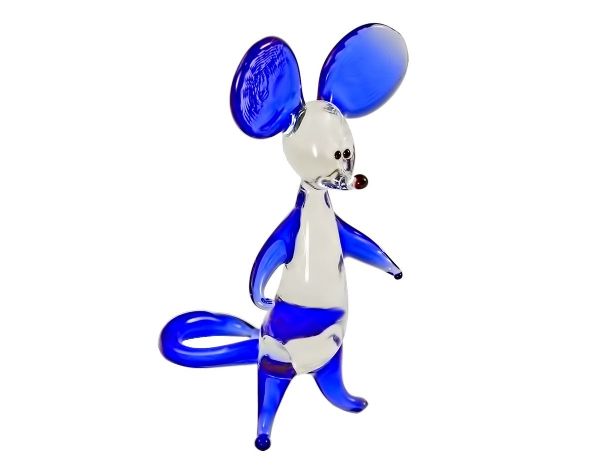 Фигурка мыши из стекла  -  купить в интернет-магазине Белый Барс - фото