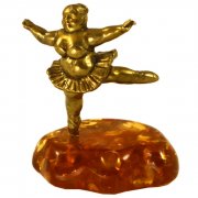 Сувениры из янтаря Танцовщица-Пышка