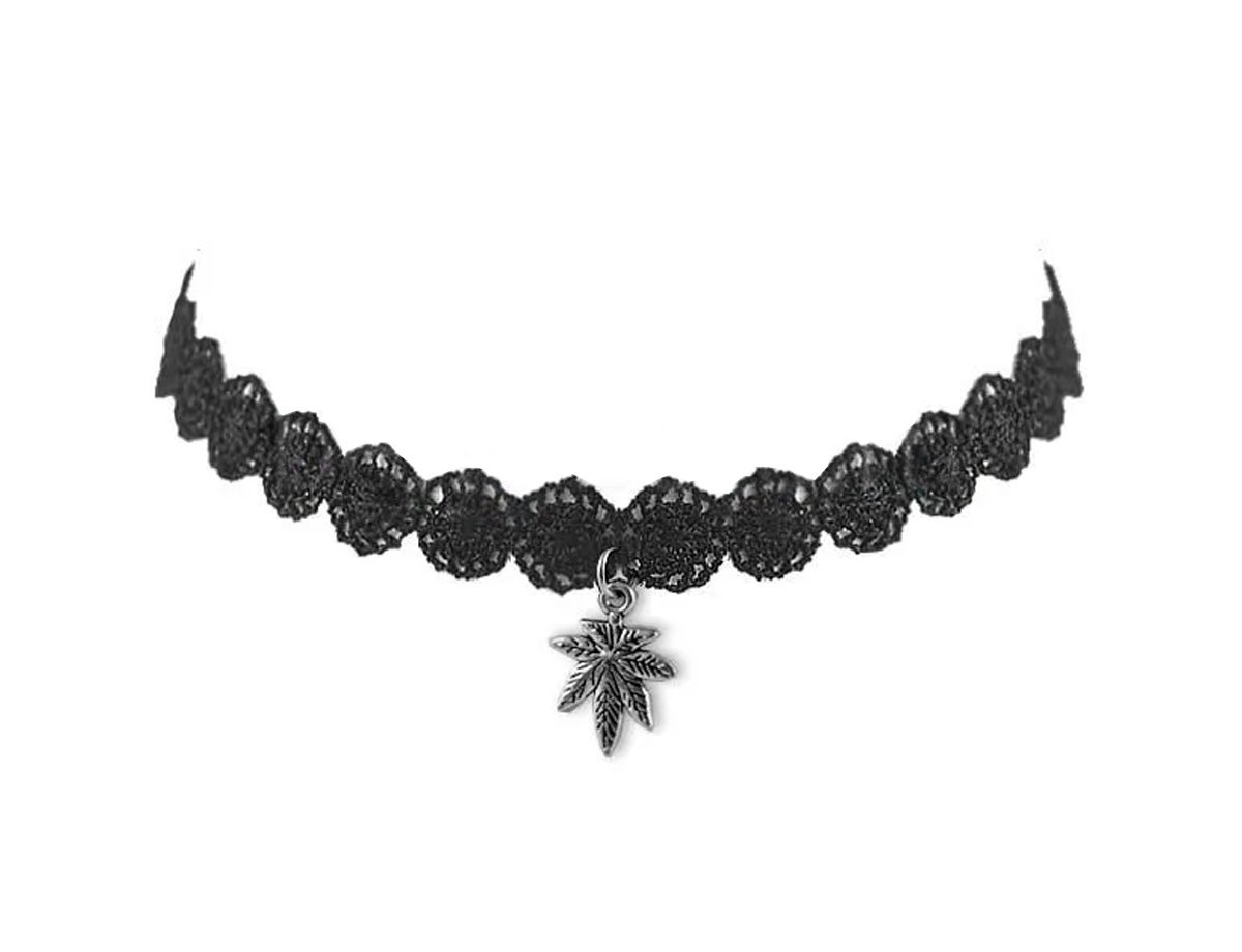 Ожерелье чокер Silver leaf -  купить в интернет-магазине Белый Барс - фото