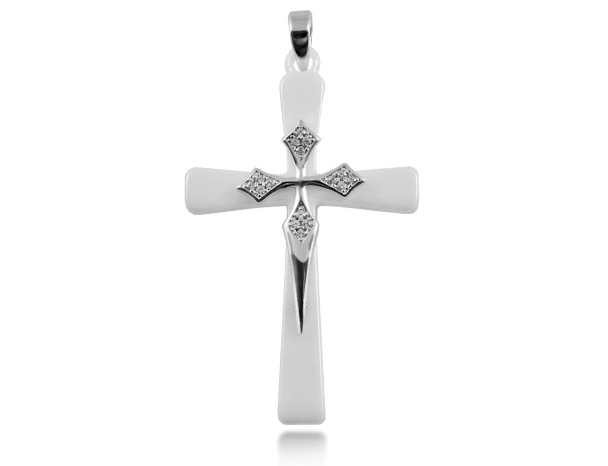 Крест белого цвета -  купить в интернет-магазине Белый Барс - фото
