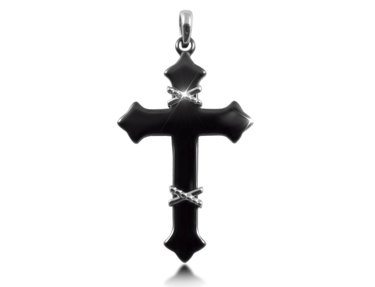 Крест черного цвета  -  купить в интернет-магазине Белый Барс - фото