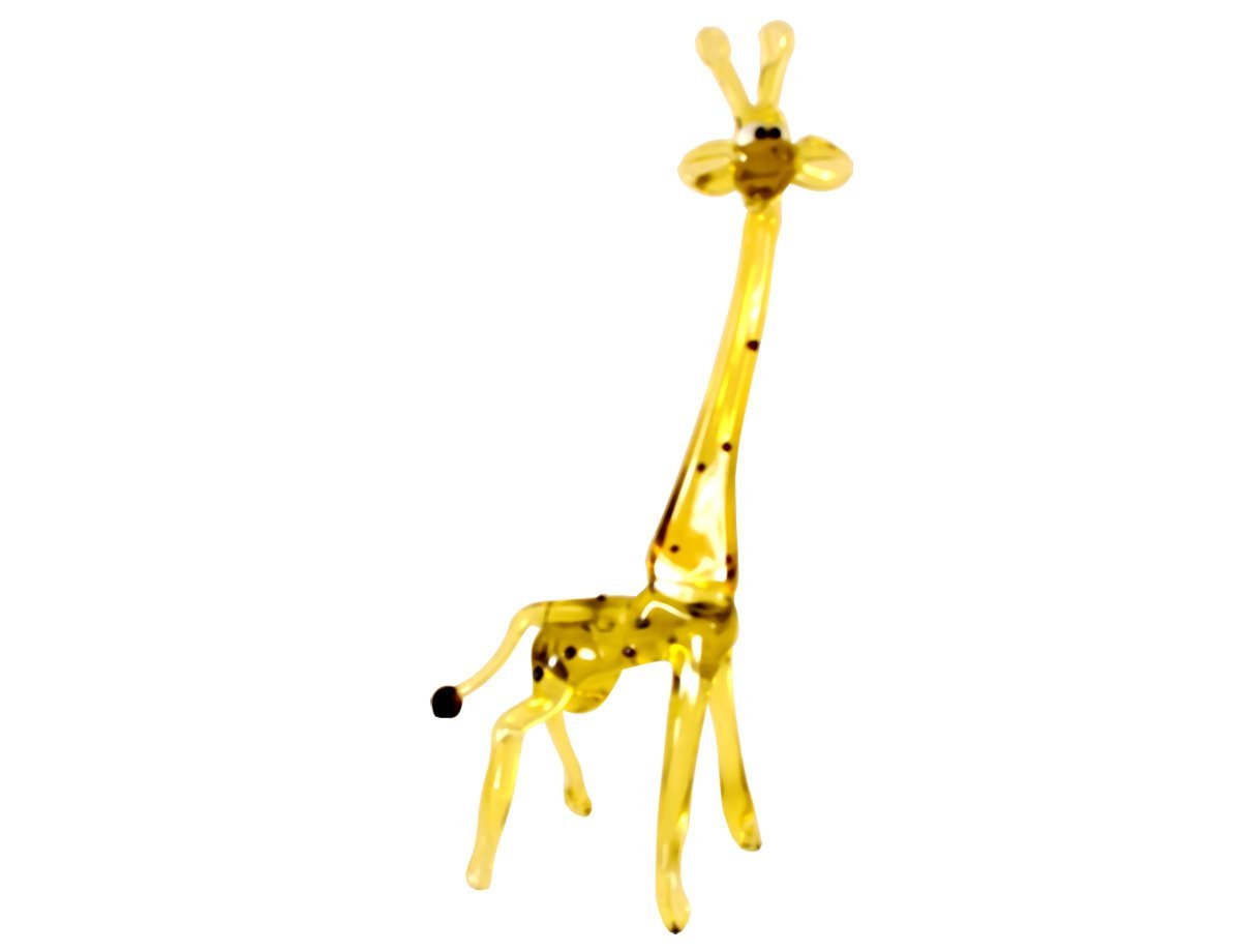 Фигурка из стекла Жираф -  купить в интернет-магазине Белый Барс - фото